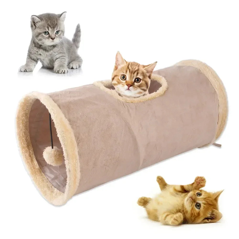 Túnel Peludo para Gatos
