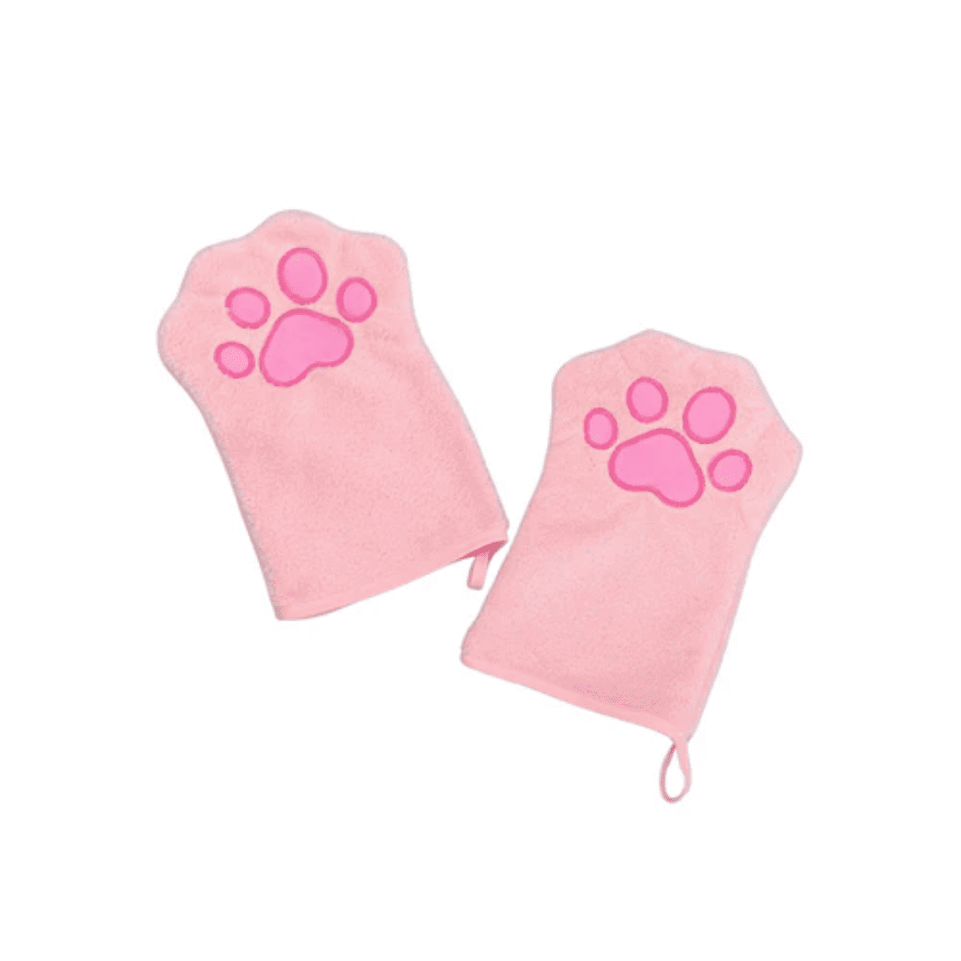 Luva de Microfibra para Banhos em Cães