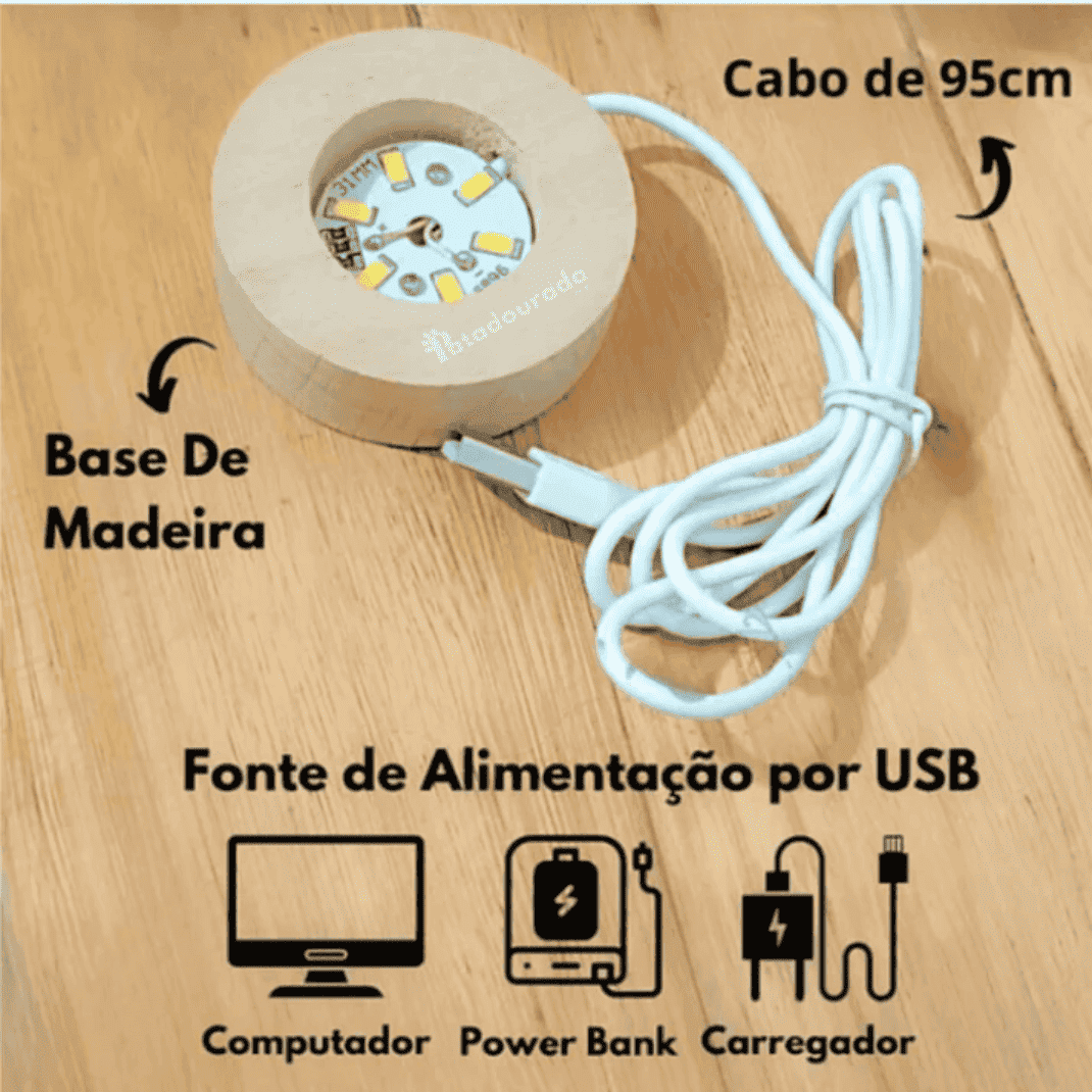 Luminária Personalizada 3D