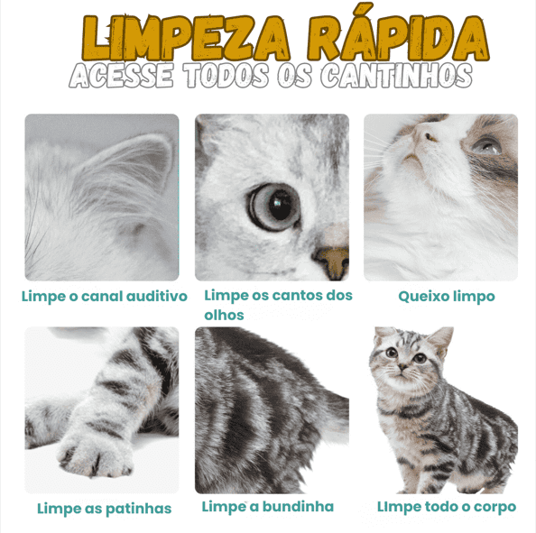 Luva Limpa Fácil - Petbudy🐾