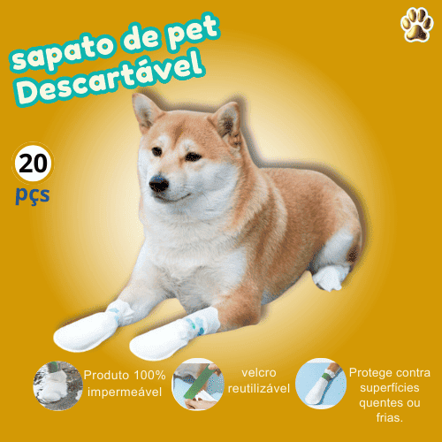 Sapatinho Descartável À Prova d'água 20 peças – Patadourada