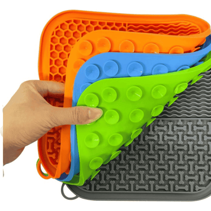 Tapete Lento Interativo com Ventosa para Pets