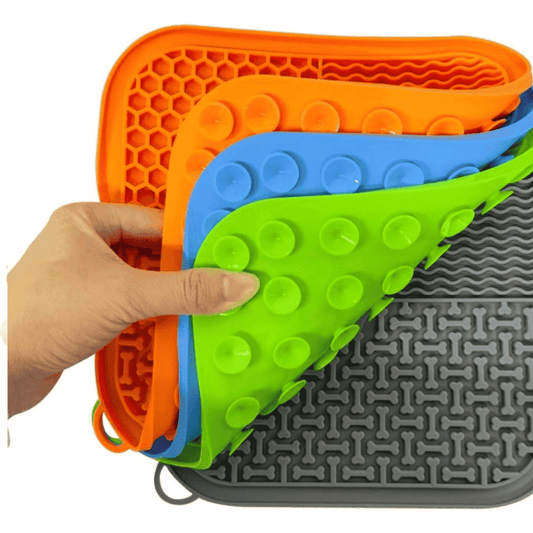 Tapete Lento Interativo com Ventosa para Pets
