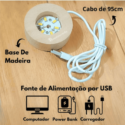 Luminária 3D Personalizada