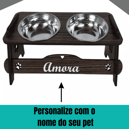 Comedouro Personalizado + 2 Tampas