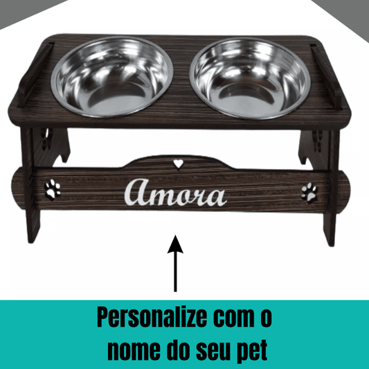 Comedouro Personalizado + 2 Tampas