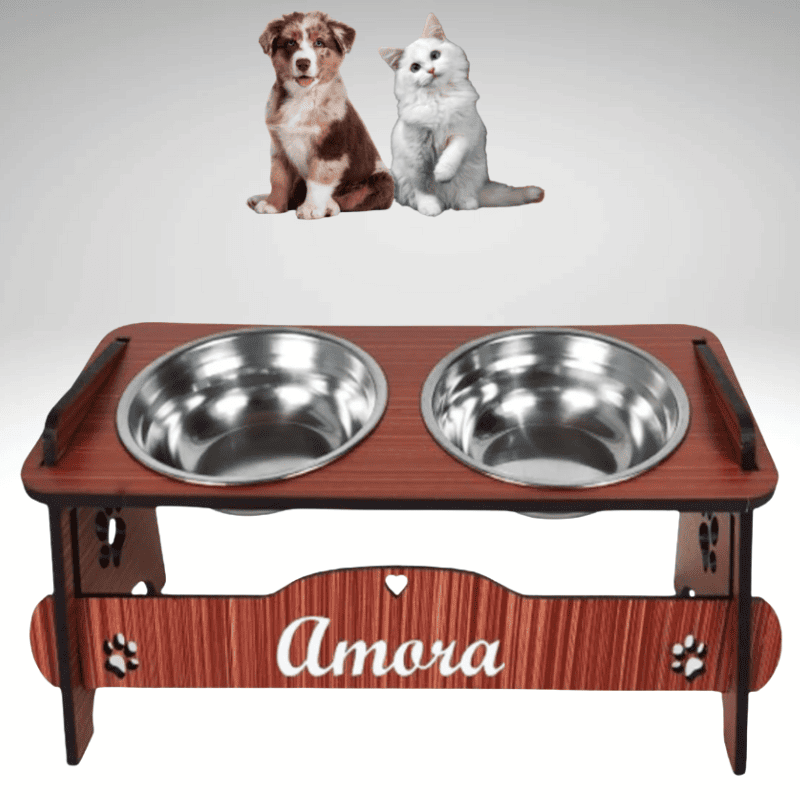Comedouro Personalizado + 2 Tampas
