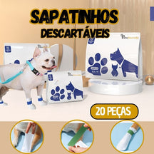 Sapato Pet Descartável À Prova d'água - 20 peças