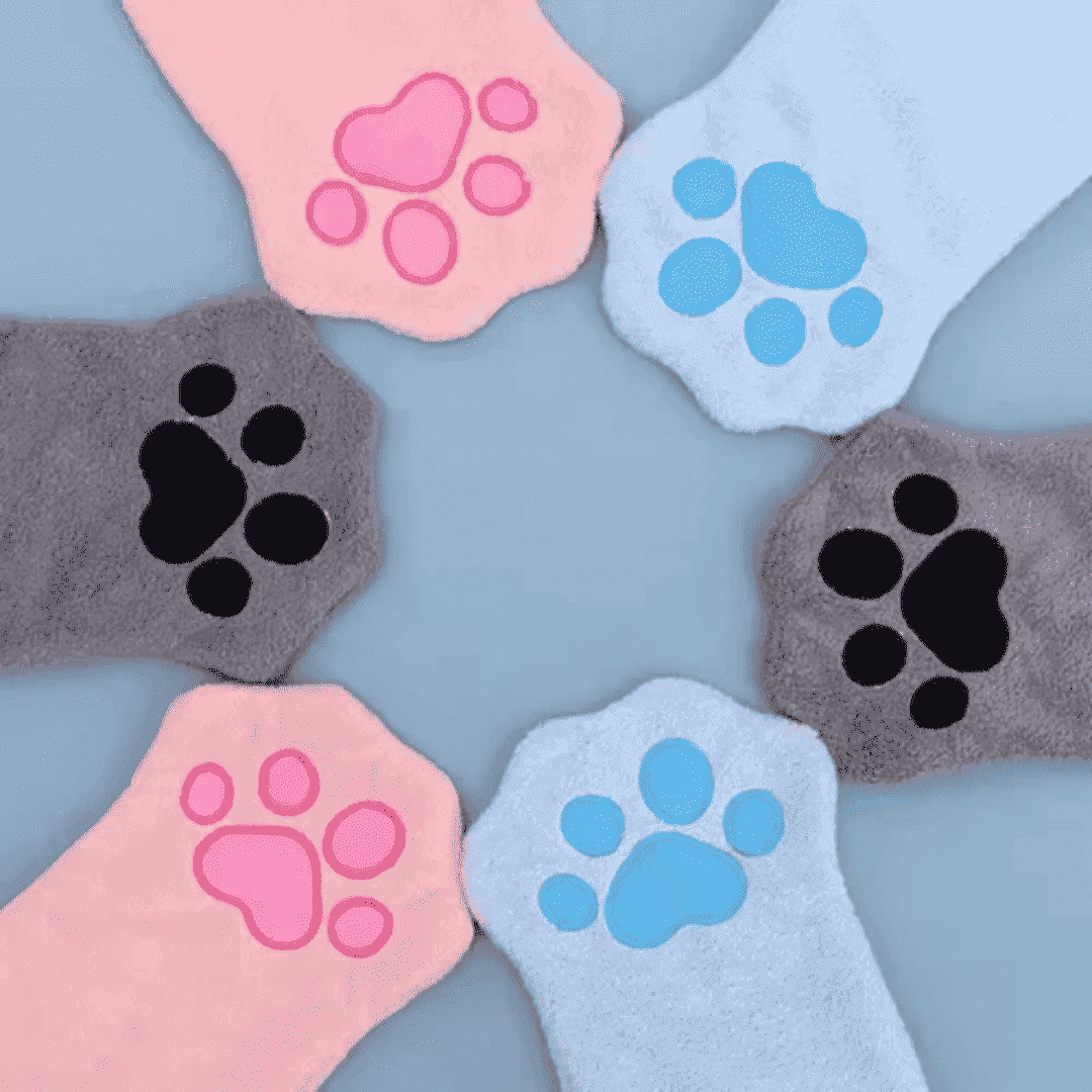 Luva de Microfibra para Banhos em Cães