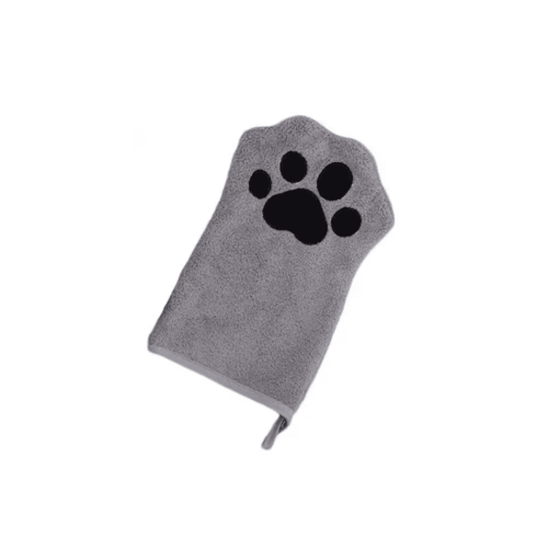 Luva de Microfibra para Banhos em Cães