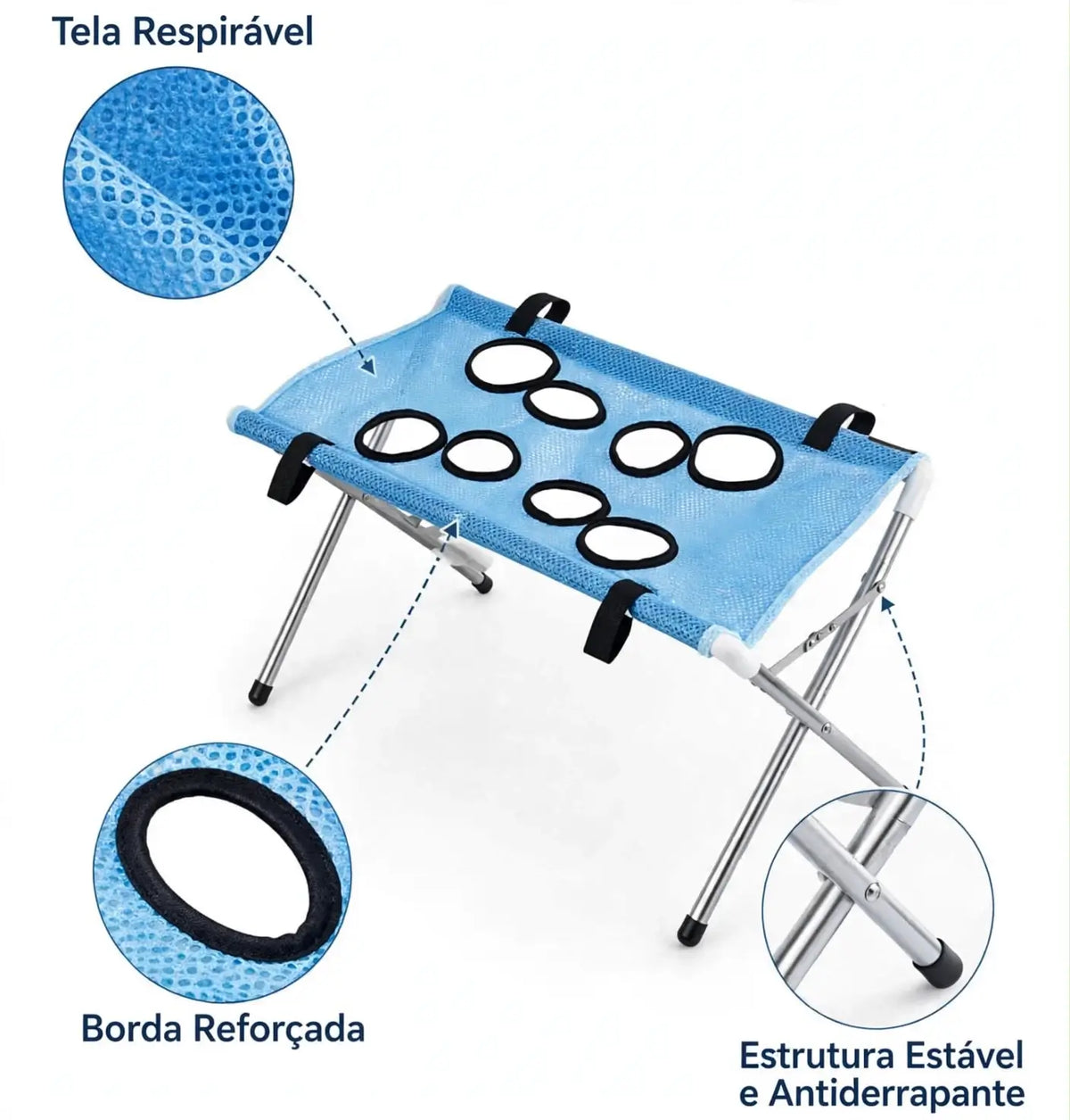 Suporte Dobrável para Cuidados Pet