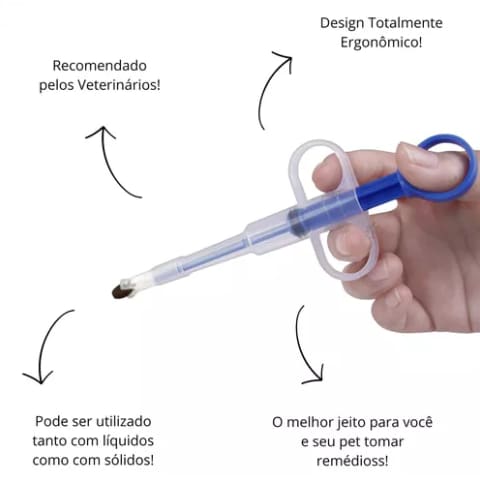 Aplicador de Comprimidos Pet - Patadourada