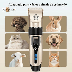 KIT MÁQUINA DE TOSAR PROFISSIONAL PETBUDY🐾 - Patadourada